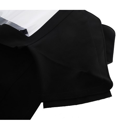 Black alpaca convertible top for Renault Floride S - UK50006