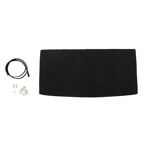 Black alpaca convertible top for Renault Floride S - UK50006