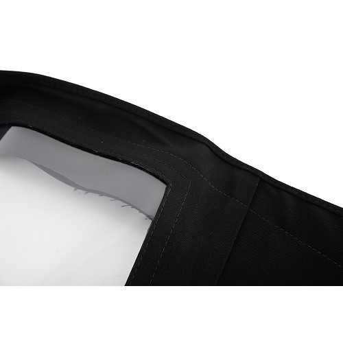 Black alpaca convertible top for Renault Caravelle cabriolet (1962-1963) - UK50010