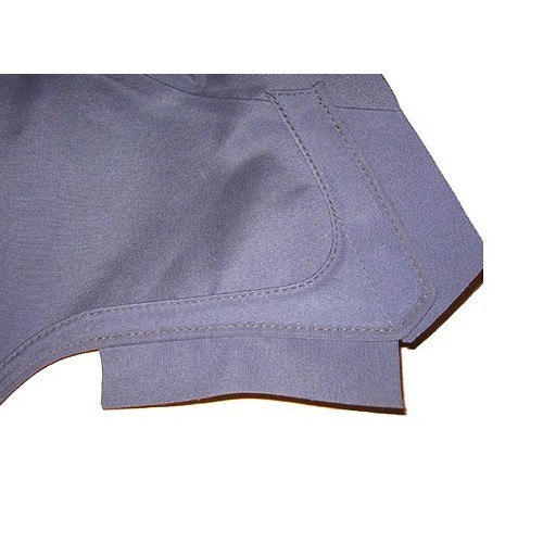 Black alpaca convertible top for Austin Healey 3000 (1963-1968) - UK50040