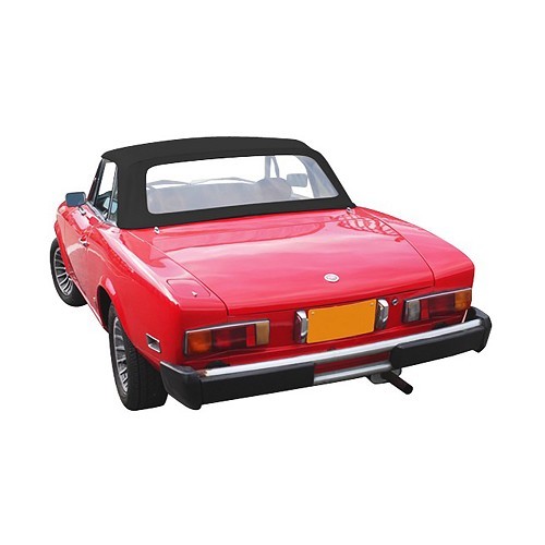     
                
                
    Verdeck aus schwarzem Alpaka für Fiat 124 CS1 (1966-1979) - UK50054
