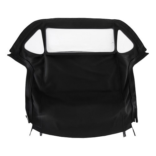  Black Alpaca convertible top for MGB (1963-1970) with folding hoops - UK50072 