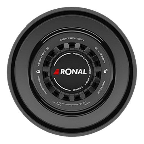     
                
                
    Black hub cap for Ronal RR 10 racing rim - UL20006
