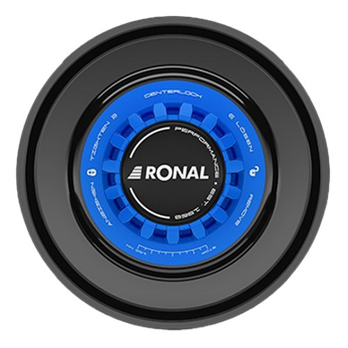     
                
                
    Blue hub cap for Ronal RR 10 racing rim - UL20007
