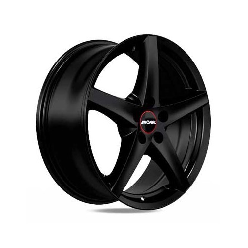 RONAL R41 Matte black wheel rims, 15 inches 5 x 100 ET 38 - UL20235-1 