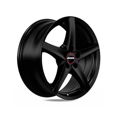  RONAL R41 Matte black wheel rims, 16 inches 5 x 100 ET 38 - UL20240-1 