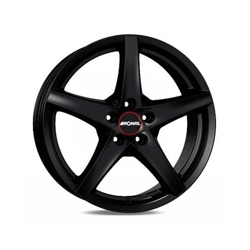  RONAL R41 Matte black wheel rims, 16 inches 5 x 100 ET 38 - UL20240 