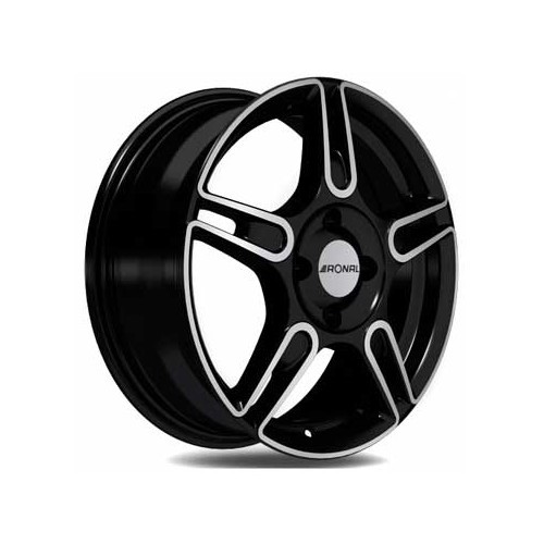  RONAL R52 Black / Polished side wheel rims, 16 inches 4 x 100 ET 38 - UL20330-1 