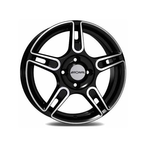 	
				
				
	RONAL R52 Black / Polished side wheel rims, 16 inches 4 x 100 ET 38 - UL20330
