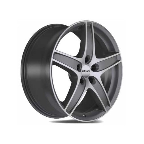 Felge RONAL R48 Titan / Polierte Front 19 Zoll 5 x 112 ET 45 - UL20440