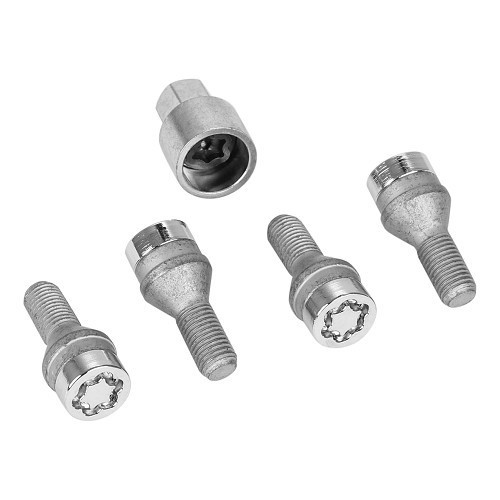  McGard M12 x 1.5 theft protection conical seat bolts, 22.1 mm/17 mm - UL21050 