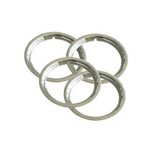  Anéis de guarnição em AÇO INOXIDÁVEL de 13" - 4 peças - UL40013 