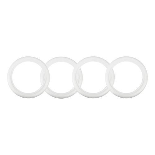 4 White tire sidewalls extra long for wheel 15 - UL40115