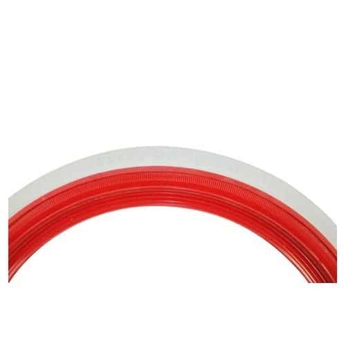  Flancs Rouge & Blanc fins pour roues 13" - par 4 - UL40813K-2 