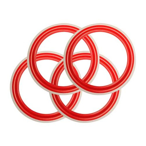     
                
                
    Flancs Rouge & Blanc fins pour roues 15" - par 4 - UL40815K
