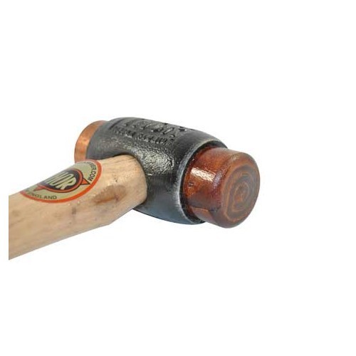  Thor hammer for spoked wheels - Copper / Plain leather - UL44000-1 