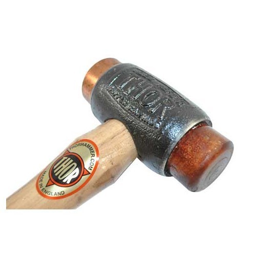  Thor hammer for spoked wheels - Copper / Plain leather - UL44000-3 