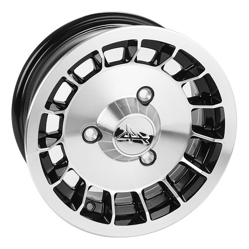     
                
                
    Jante style Alpine polie, ailettes noires pour Renault R4, R5 & R6 - 5,5 x 13 ET 25 - UL60180
