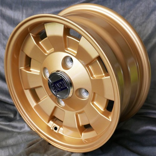     
                
                
    Wiel type CD28 Gold voor Lancia Fulvia, Flavia 6 x 14 - UL60189

