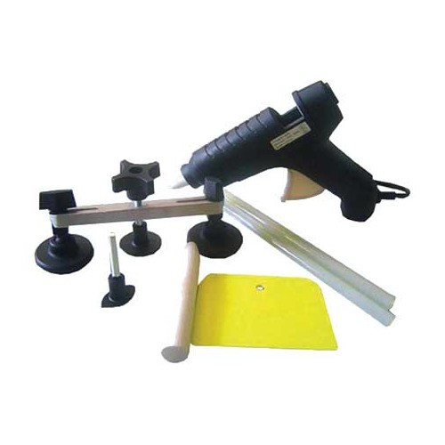     
                
                
    Karosseriereparaturset Ausbeulen ohne Lackieren - UO09002
