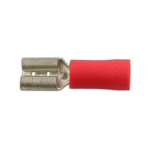 Red Female Push-On - 0.5 mm² => 1.5 mm² - UO10042
