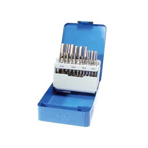     
                
                
    21-piece Tap Set, HSS, M3-M12 - UO10078
