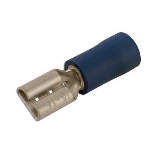     
                
                
    Terminali femmina - larghezza lama: 6,3 mm - diametro filo: 1,5 mm² =&gt; 2,5 mm². - UO10163
