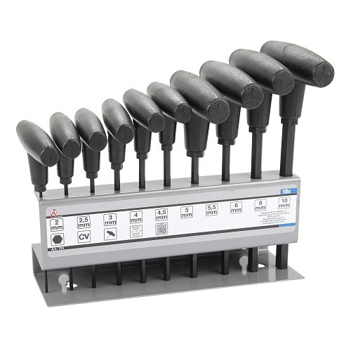     
                
                
    Allen keys with T-shaped handle - 10 pcs - UO10289
