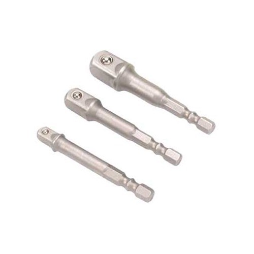  Socket adapters for drills - 3 pieces - UO10423 