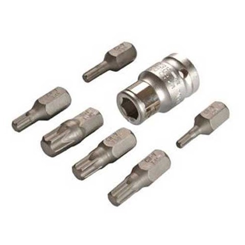  Torx bits with adapter - T 25-&gt;55 - UO10494 