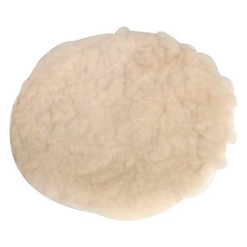  Touca de polimento em lã de ovelha auto-aderente - 180 mm - UO10591 