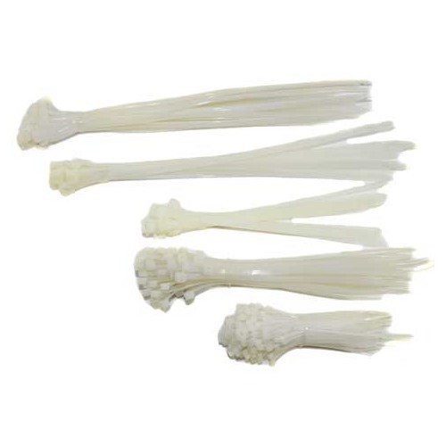     
                
                
    Assortimento di 250 fascette di serraggio in plastica - tipo Colson - UO10656
