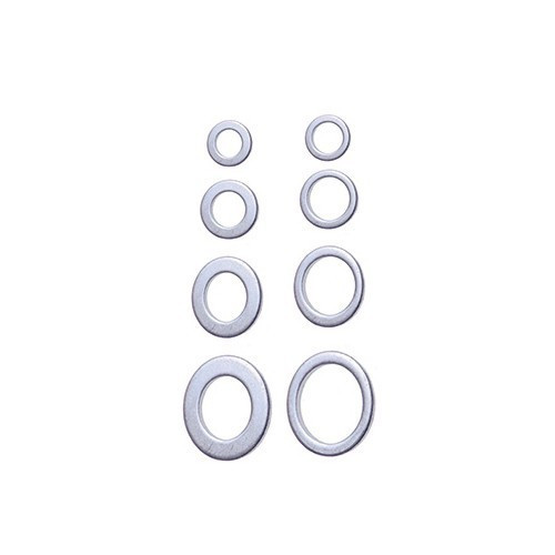  Assortiment van ringen van aluminium - 300 stuks - UO10777 