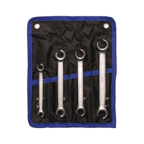     
                
                
    4-piece Flare Nut Spanner Set, 15° Offset, Inch - UO10868
