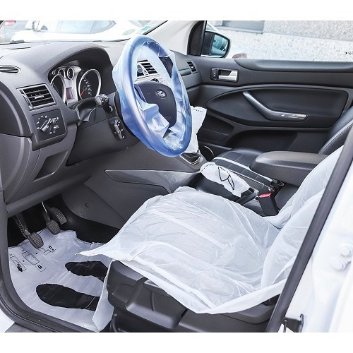  5-in-1set - Wegwerpbare plastic bescherming voor de bestuurderskant - UO10951 