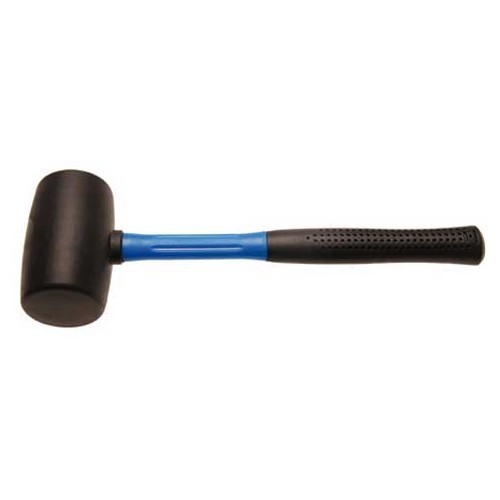  Rubber Panel Mallet with Fibreglass Shaft, 500 g - UO11725 
