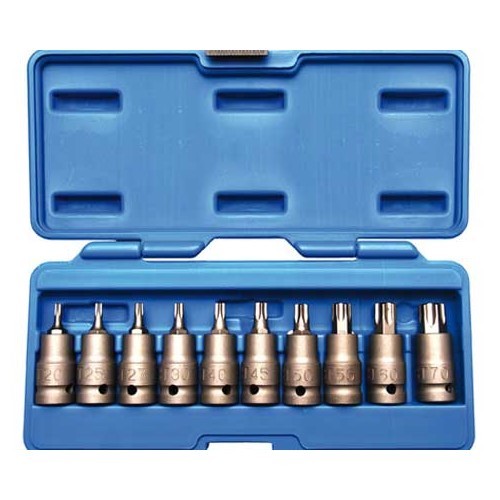     
                
                
    10-piece Impact T-Star Sockets, T20 - T70 - UO12337
