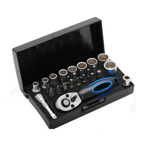     
                
                
    Socket wrench set 1/4 BGS | 28 pieces - UO12480
