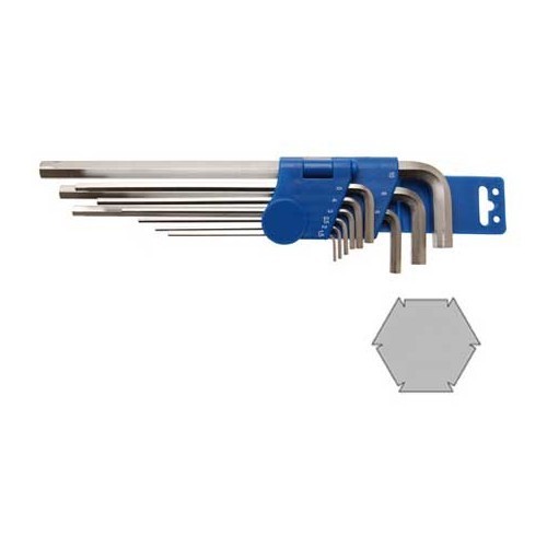     
                
                
    9-piece Special Internal Hexagon Key Set, 1.5 - 10 mm - UO12555
