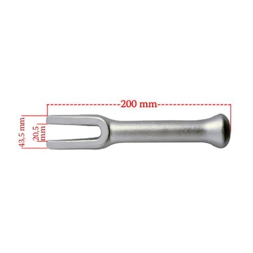  Separador de rótula - tipo tenedor - UO20008-1 