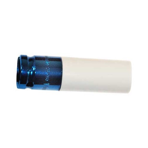  17 mm impact socket with 1/2" T-bar, Nylon handle in order not to damage your wheel rims - UO20109-1 