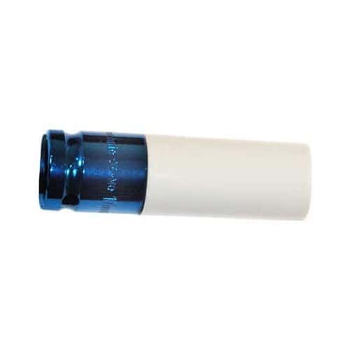  17 mm impact socket with 1/2" T-bar, Nylon handle in order not to damage your wheel rims - UO20109-1 