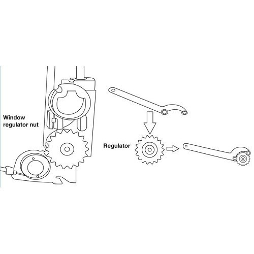  Raamsleutel voor BMW Mini Cooper - UO20168-3 