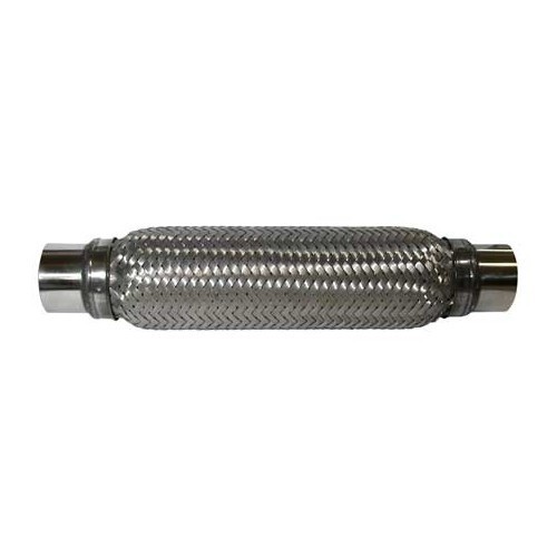  Flexibler Schlauch aus rostfreiem Stahl für Auspuffanschluss Durchmesser 35 <=> 35 mm - UO20226-2 