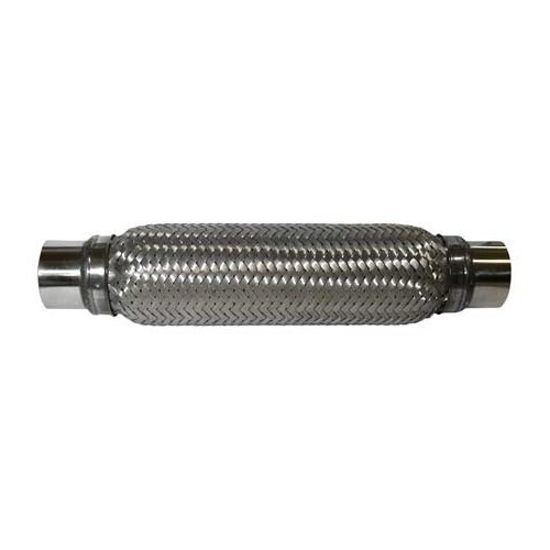 Tubo flessibile in acciaio inox per raccordo di scarico diametro 35 <=> 35 mm - UO20226