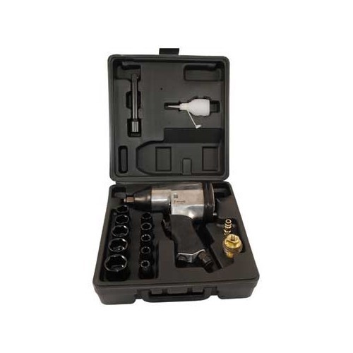 16-piece 1/2 Air Impact Wrench Hobby Kit, 320 Nm - UO20285
