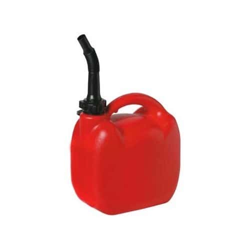 EDA - Jerrican Essence 10 L - avec Bec Verseur Rigide - Homologué pour  Carburant et Hydrocarbures - 32,1 x 17,8 x 30,1 cm - Rouge : :  Auto et Moto