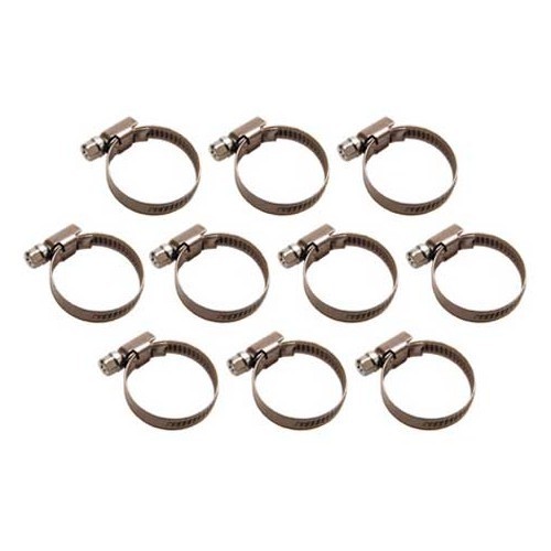  Hose Clamp, 20x32 mm, Stainless Steel, 10 pcs. - UO39505 