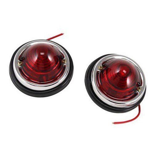  Chrome-plated red parking lights - UO60500 