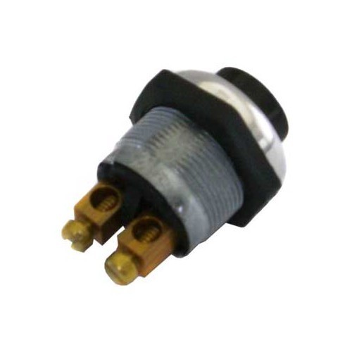  Interruptor arranque negro/cromo 22 mm - UO63300-2 